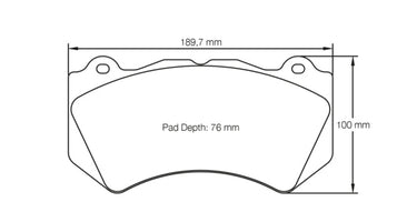 Pagid Racing Brake Pads No. 8083 - Discovery Parts